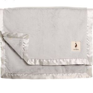 careAboo Luxury Baby Blanket, 30" x 40" - Silver